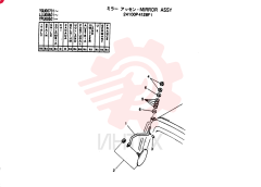 MIRROR ASSY 24100P4128F1