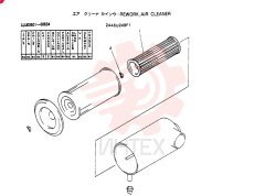 REWORK, AIR CLEANER 2446U249F1