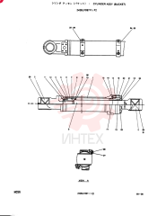 Схема (SK220LC) - MARK III EXCAVATOR BTW LLU0601 - LLU1200 (1/91-12/06) 2438U1097F1