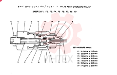 VALVE ASSY, RELIEF 2436R721F1 - F9