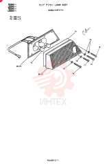 LIGHT,RH, 24V, 25W 2456U105F3