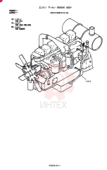 Схема (SK300) - MARK III EXCAVATOR ASN LCU0001 (1/93-12/99) 2451U346F3