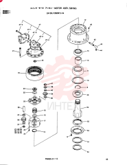 Схема (SK300) - MARK III EXCAVATOR BSN LCU0001 (1/93-12/99) 24100J13528F3