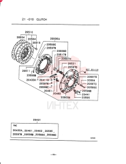 BUSHING, CLUTCH, REMARKS: 8, MODEL TYPE: 9107.1-, REP: 6D221, (REP P/NO): CTYJ1Y000 CTYJ1Y111 CTYJ1Y512