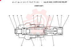VALVE ASSY, OVERLOAD RELIEF 2436R1750