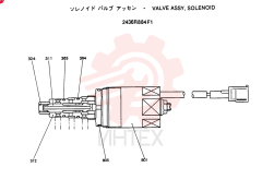 VALVE ASSY, SOLENOID 2436R884F1-F4