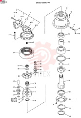 Схема (SK300-2) - MARK III EXCAVATOR ASN LC03201 (1/93-12/03) 24100J13528F3