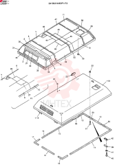 Схема (SK300-2) - MARK III EXCAVATOR ASN LC03201 (1/93-12/03) 24100J14463F1