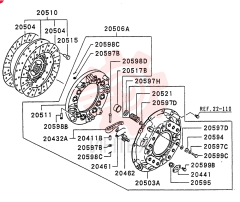 BUSHING, CLUTCH 60221   CTYU1Y000  CTYJ1Y111 CTYU1Y512.9107-1-