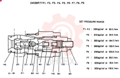 Схема (SK300-2) - MARK III EXCAVATOR ASN LC03201 (1/93-12/03) 24036R77F1