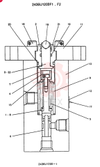 Схема (SK300-2) - MARK III EXCAVATOR ASN LC03201 (1/93-12/03) 2436U1200F1