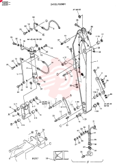 Схема (SK300-2) - MARK III EXCAVATOR ASN LC03201 (1/93-12/03) 24100J15298F1