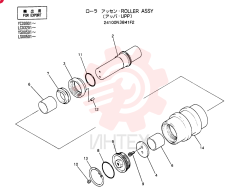 TRACK ROLLER 24100N3841F2