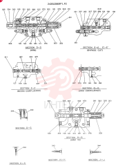 Схема (SK300LC) - MARK III EXCAVATOR ASN YC01031 (1/93-12/93) 2436U2669F1 (2)