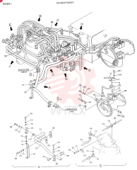 HYDR LINES, UPP 24100J17317F1 (1)
