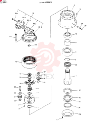 Схема (SK300LC) - MARK III EXCAVATOR ASN YC0738-0815 (1/93-12/93) 24100J10325F2