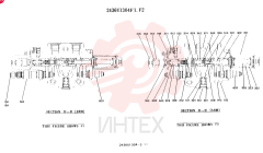 Схема (SK300LC) - MARK III EXCAVATOR ASN YC0738-0815 (1/93-12/93) 2436U1304F1 (3)