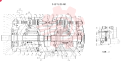 Схема (SK300LC) - MARK III EXCAVATOR ASN YC0738-0815 (1/93-12/93) 2437U214F1