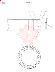 Схема (SK300LC) - MARK III EXCAVATOR ASN YC0738-0815 (1/93-12/93) 2425U240F1