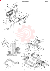 HYDR LINES, UPP 24100J10865F1 (2)