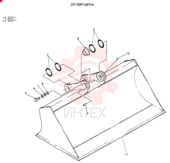 BUCKET ASSY, FINISHING 24100P1587F4
