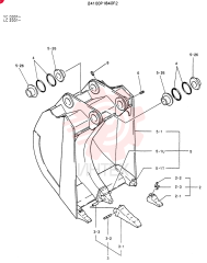 BUCKET ASSY, RIPPER 0.7M³