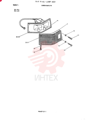 LIGHT,RH, 24V, 25W 2456U104F3