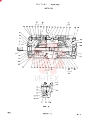 Схема (SK400LC) - MARK III EXCAVATOR ASN YS00547 (1/93-12/95) 2437U471F1