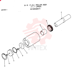 ROLLER, TRACK 24100N6291F1