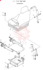 Схема (SK60) - MARK III EXCAVATOR BTW LE14101 - LE17595 (1/91-1/96) 24100N7703F1