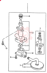 PUMP ASM.; OIL, W/STRAINER, Remarks: (~89.11)