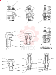 Схема (SK60) - MARK III EXCAVATOR BTW LE14101 - LE17595 (1/91-1/96) 2436U2756F1