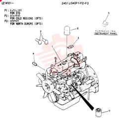 Схема (SK60) - MARK III EXCAVATOR BTW LE14101 - LE17595 (1/91-1/96) 2451U340F1