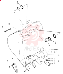Схема (SK60) - MARK III EXCAVATOR BTW LE14101 - LE17595 (1/91-1/96) 24100N7424F3