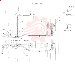DEMAND VALVE CONTROL LINES ASSEMBLY W90K0026