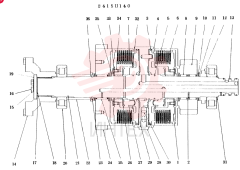 Схема (LK1500A) - WHEEL LOADERS ASN RH1022 (1/75-12/03) 2415U140