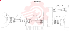 DRIVE SHAFT INSTLLATION CONSISTS OF ITEM 1 TO 10