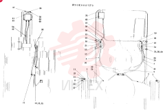 REAR BRAKE OIL LINES ASSEMBLYCONSISTS OF ITEM 1 TO 60)