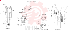CONTROL GROUP, SHIFT CONSISTS OF. REF 1 TO 68 24100X797F1 (2)