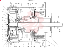 AXLE &  HUB   GROUP A14X0008