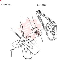 FAN  ASSY,   SUCTION, Start Serial: RK.1003
