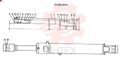 CYLINDER 2438U855