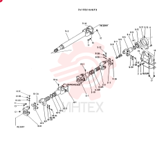 SHAFT GROUP, DRIVE CONSISTS OF REF 6 TO 20