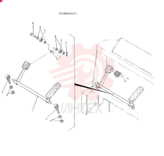CONTROL GROUP, BRAKE CONSISTS OF REF 1 TO 7
