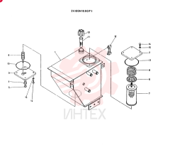 TANK ASSY, HYDR REF 1 TO 13