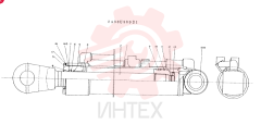 CYLINDER ASSY, LIFT (CONSISTS OF REF 1 TO 19)