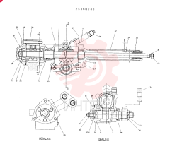 VALVE ASSY STEER CONSISTS OF REF 1 TO 35