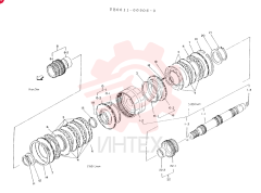 Схема (LK300) - WHEEL LOADER BTW RL1223 - RL2000 (1/03-12/03) VB0611-00906-0