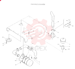 Схема (LK300) - WHEEL LOADER BTW RL1223 - RL2000 (1/03-12/03) VA30830-80020