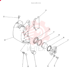 BRAKE ASSY. 2415U119